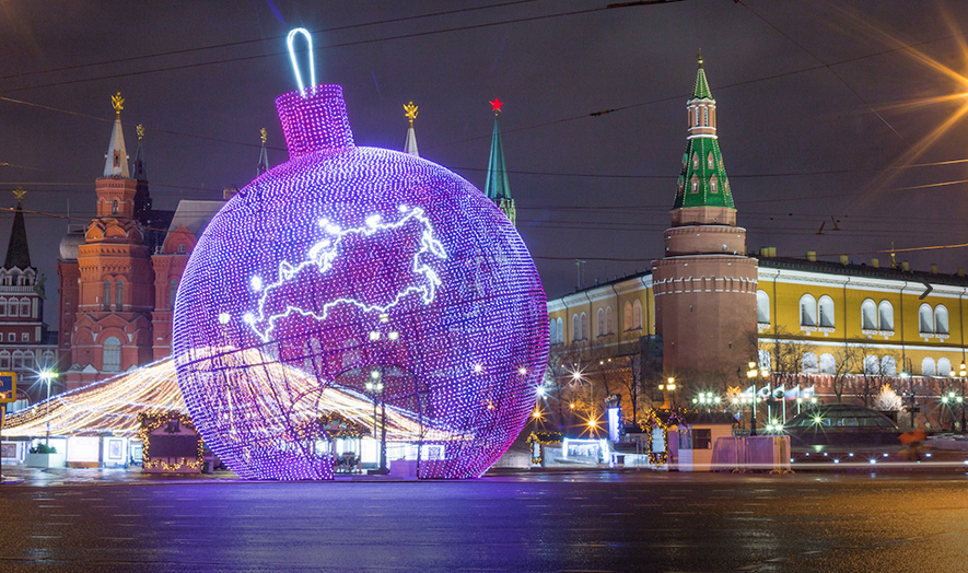 В Москве изготовят самый большой ёлочный шар в мире