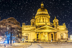 Новогодний тур от 3 до 7 дней  Санкт – Петербург  заезд 31 декабря 2021г.